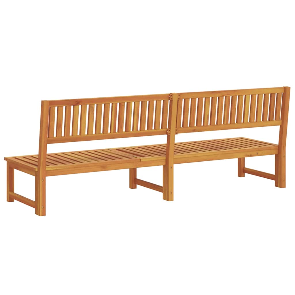 Sonnenliege Öl-Natur 200 x 57 x 75cm Massivholz Akazie