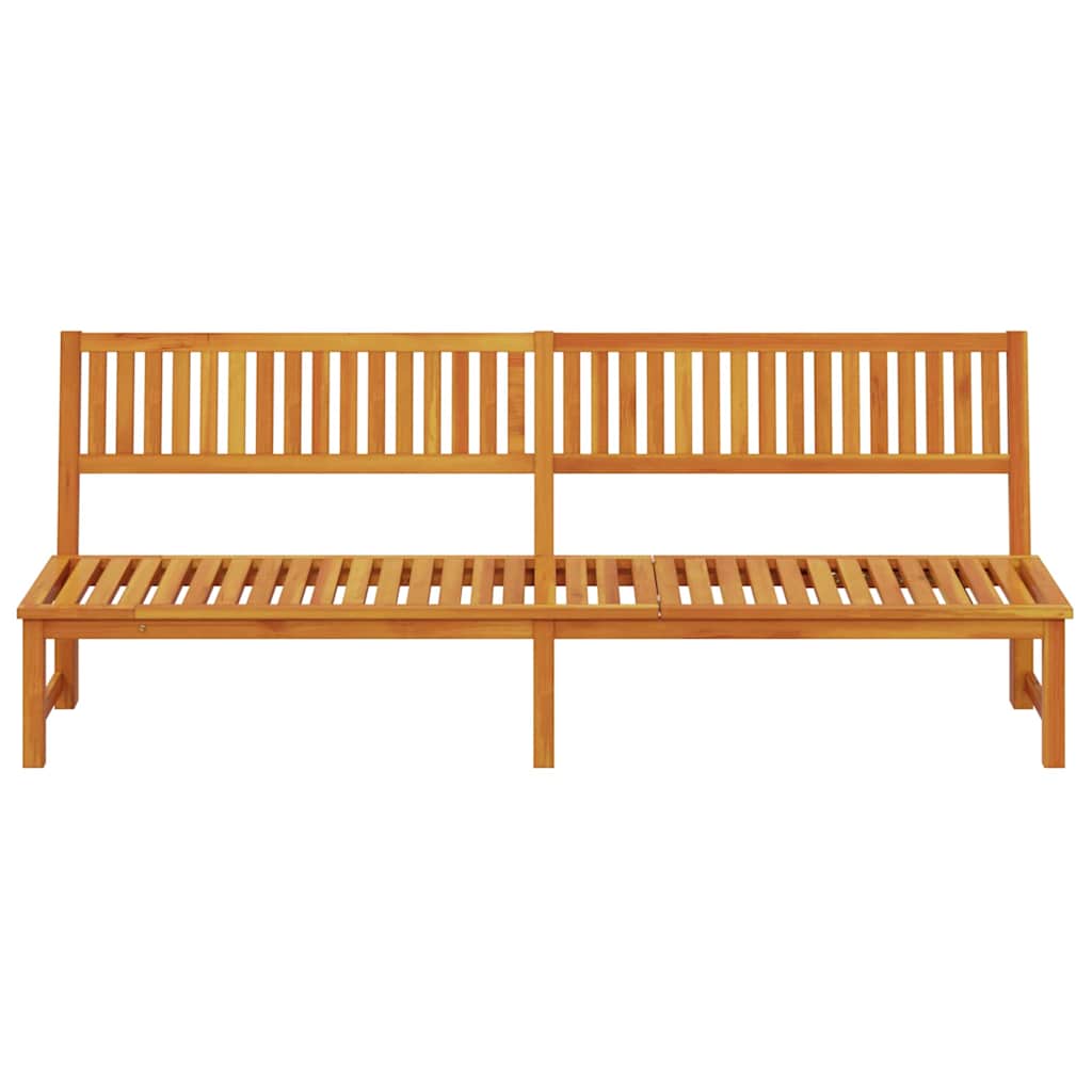 Sonnenliege Öl-Natur 200 x 57 x 75cm Massivholz Akazie