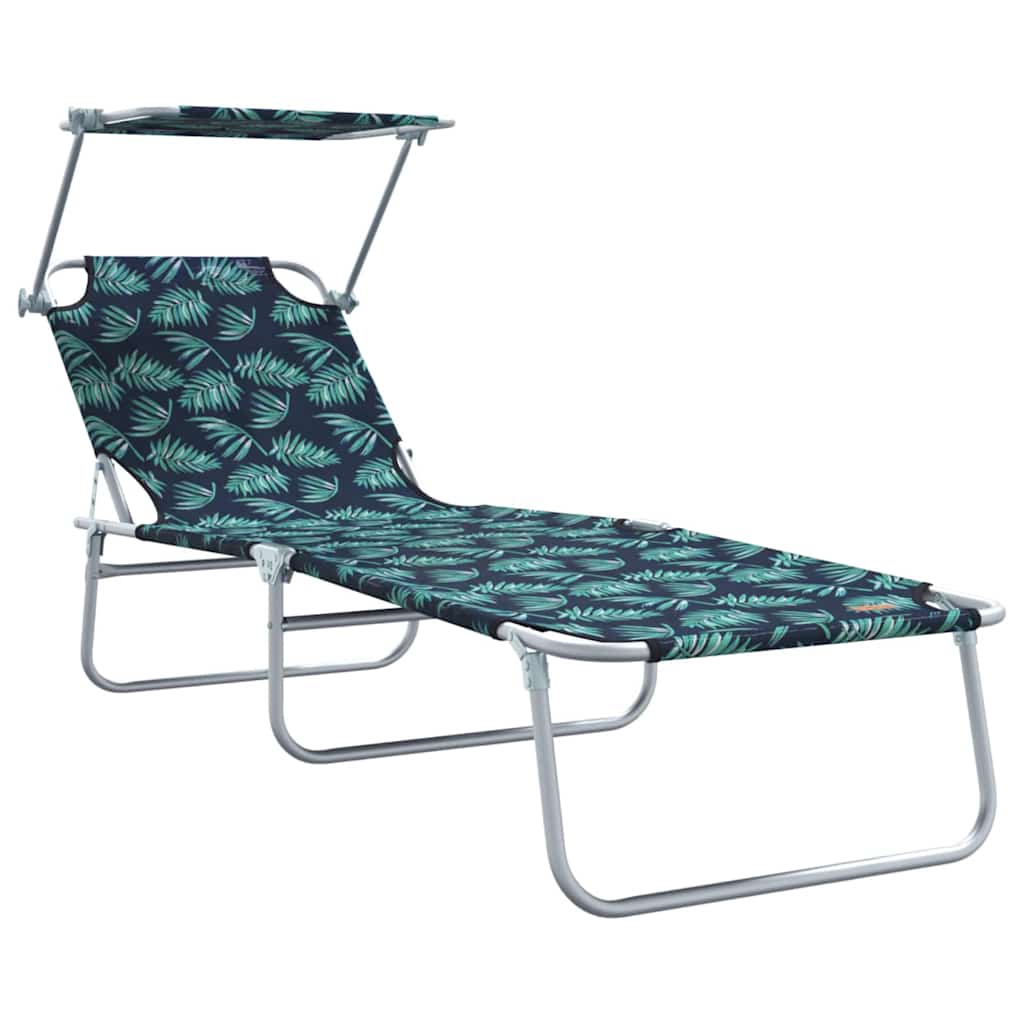 Sonnenliege 2 pcs Grün 58 x 188 x 77cm Polyester