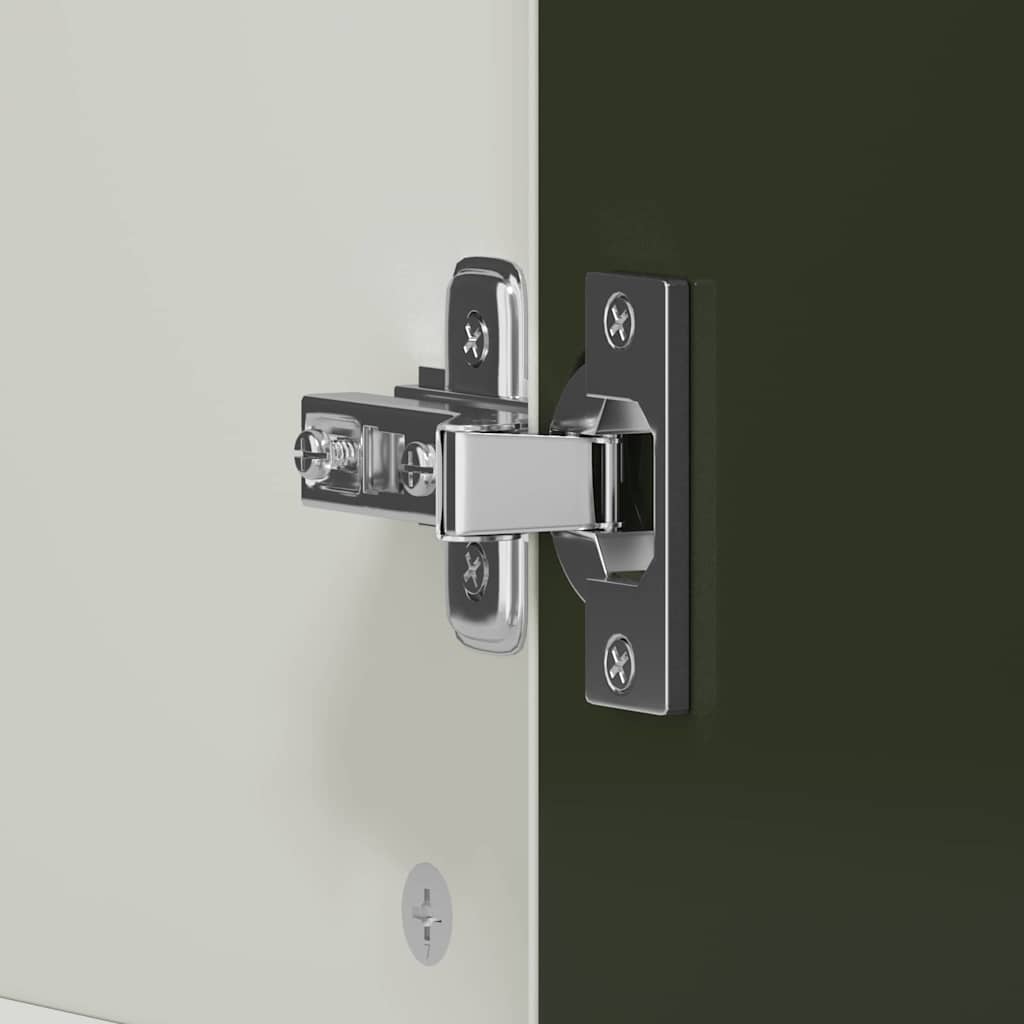 Kreidetafel Kleiderschrank mit Tür ROROS Weiß 90 x 45 x 180 cm