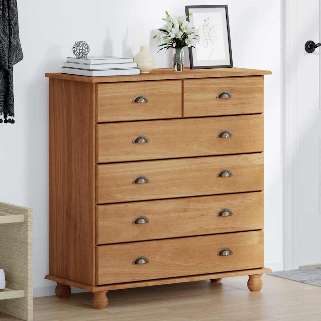Schubladenkommode mit Schubladen ASKIM Braun 91 x 40 x 95,5 cm