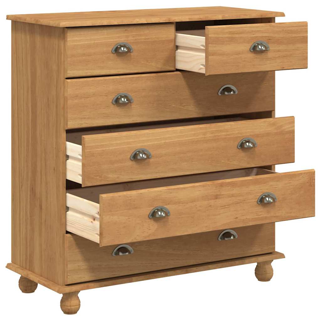 Schubladenkommode mit Schubladen ASKIM Braun 91 x 40 x 95,5 cm