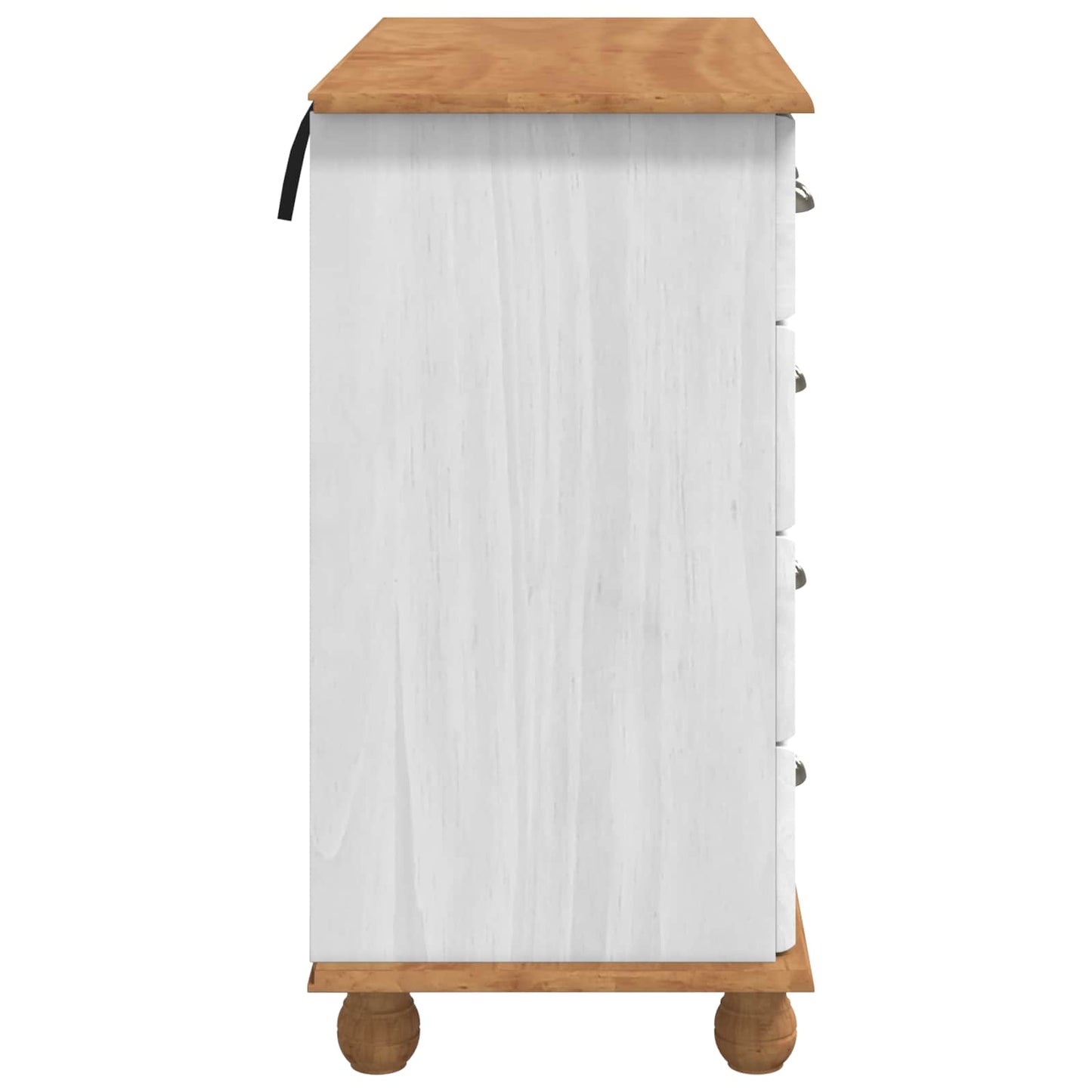 Schubladenkommode mit Schubladen ASKIM Weiß 91 x 40 x 79 cm