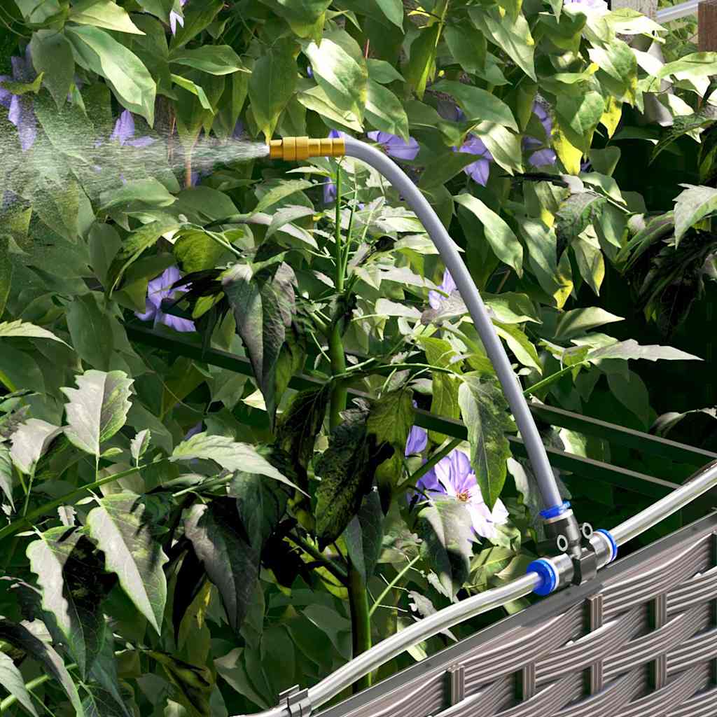 Garten-Pflanzgefäß 4 pcs Braun Kunststoff