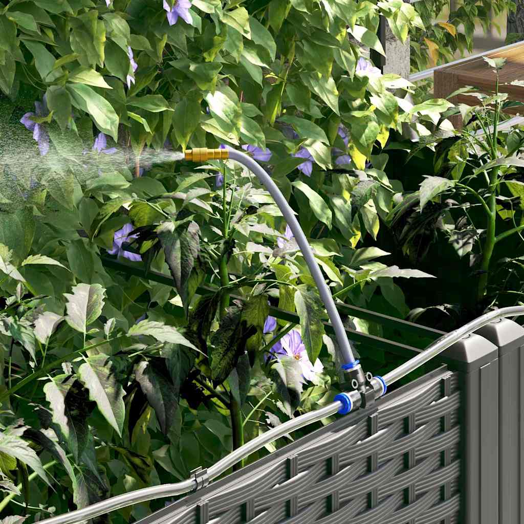Garten-Pflanzgefäß 5 pcs Schwarz Kunststoff