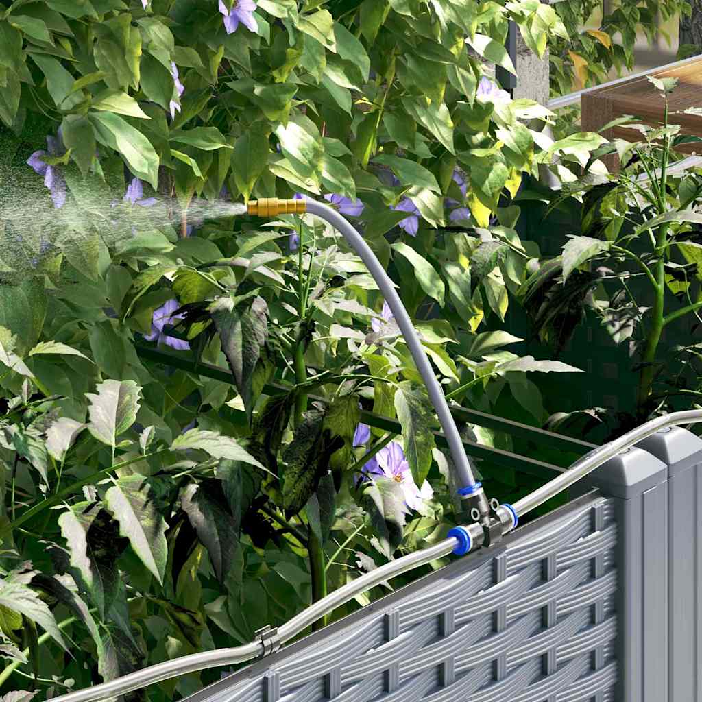 Garten-Pflanzgefäß 5 pcs Hellgrau Kunststoff