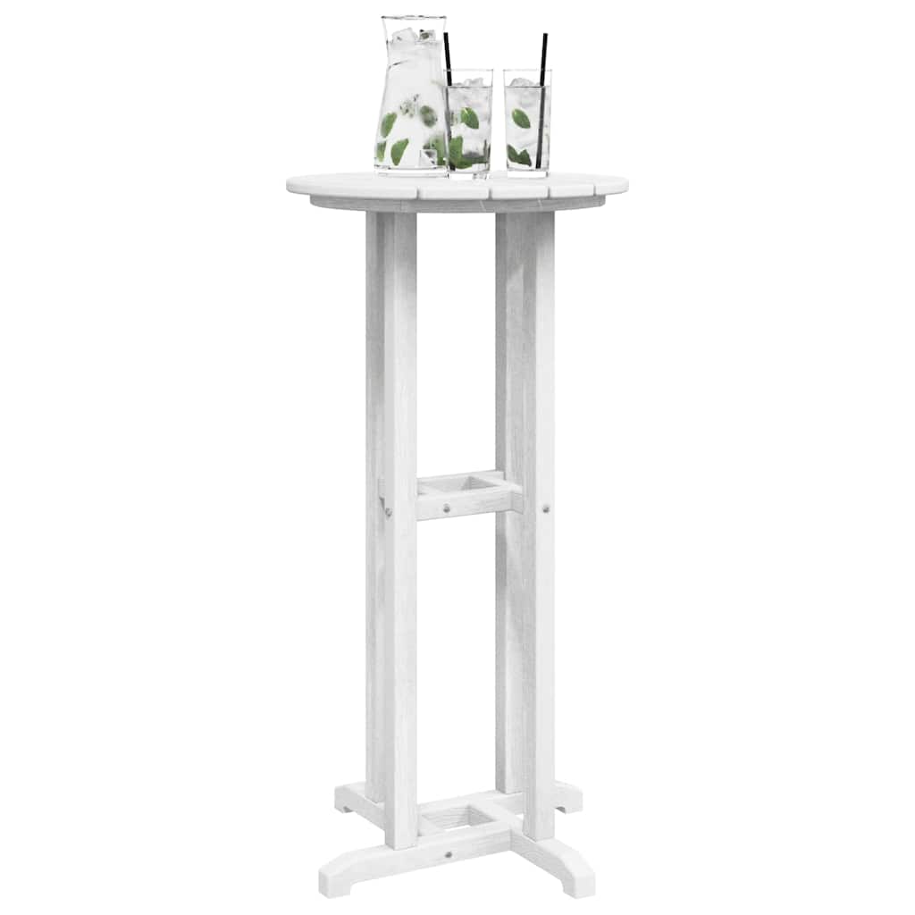 Bartisch Weiß 55 x 55 x 107 cm Polyethylen