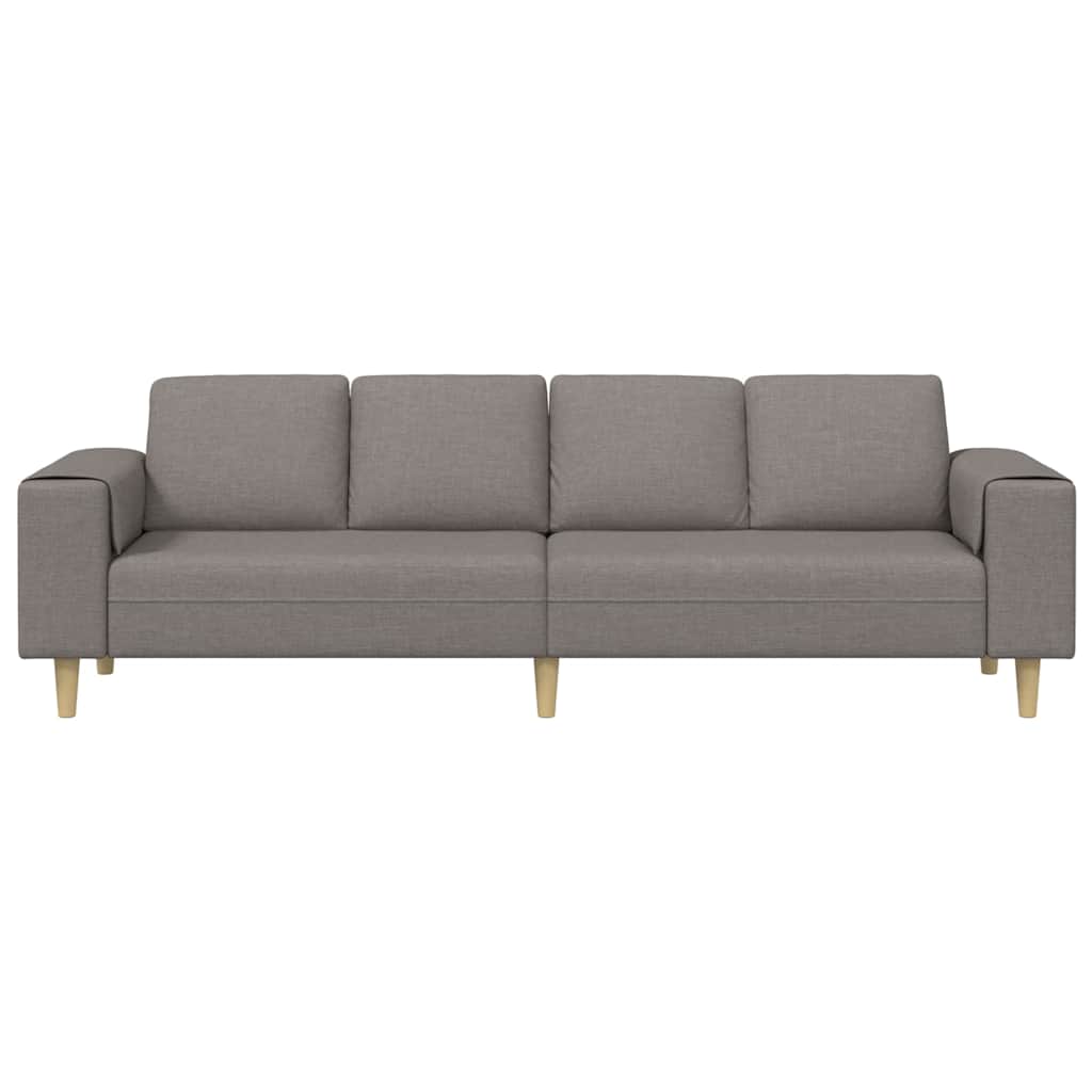 Wohnzimmer Couch Taupe 250 x 77 x 76 cm Polyester