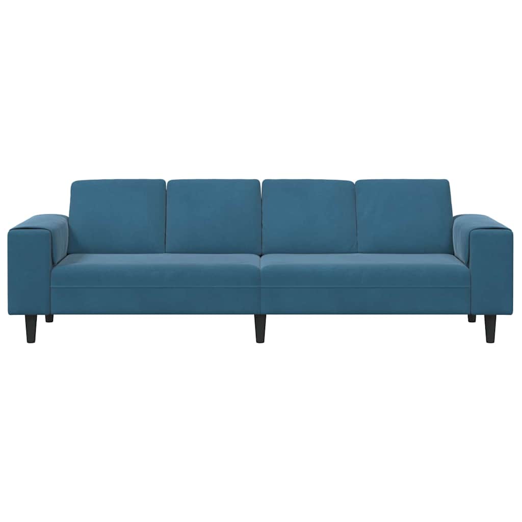 Wohnzimmer Couch Blau 250 x 77 x 76 cm