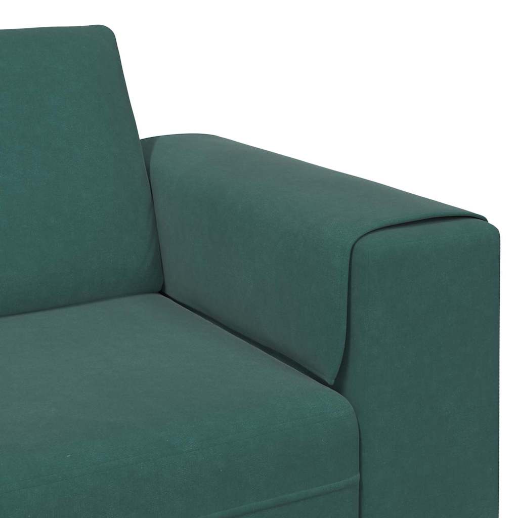 Wohnzimmer Couch Dunkelgrün 250 x 77 x 76 cm