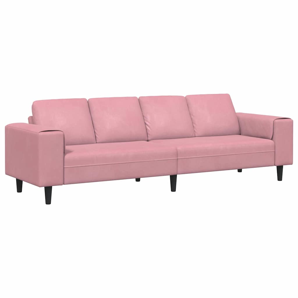 Wohnzimmer Couch Rosa 250 x 77 x 76 cm