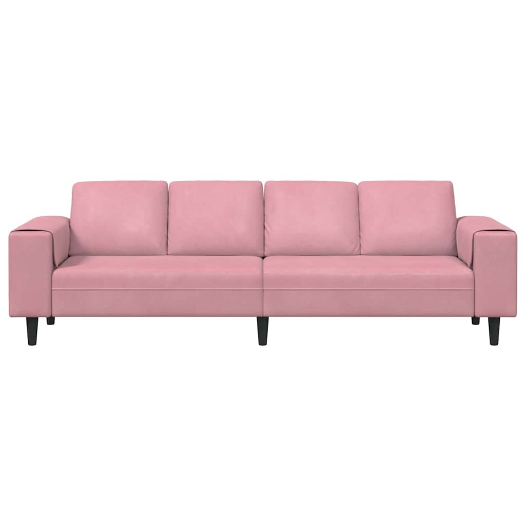 Wohnzimmer Couch Rosa 250 x 77 x 76 cm