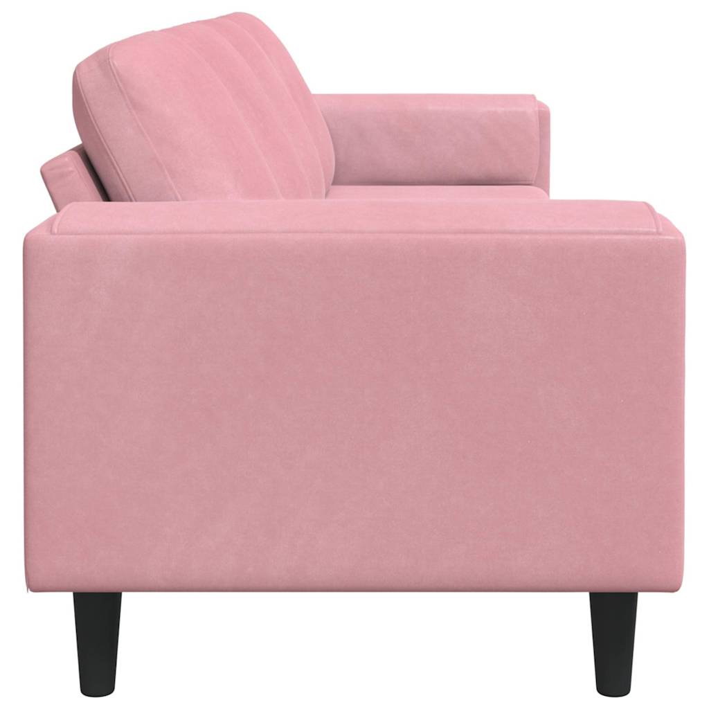 Wohnzimmer Couch Rosa 250 x 77 x 76 cm