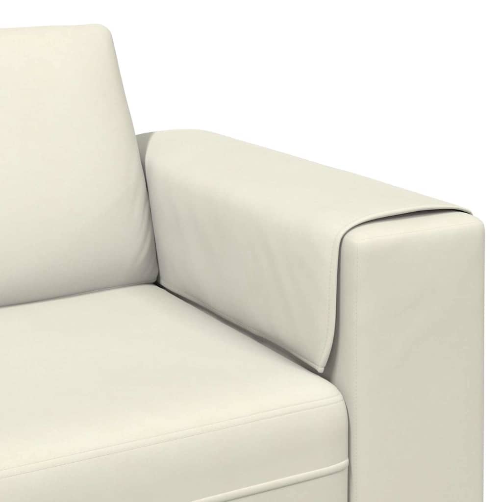 Wohnzimmer Couch Creme 250 x 77 x 76 cm