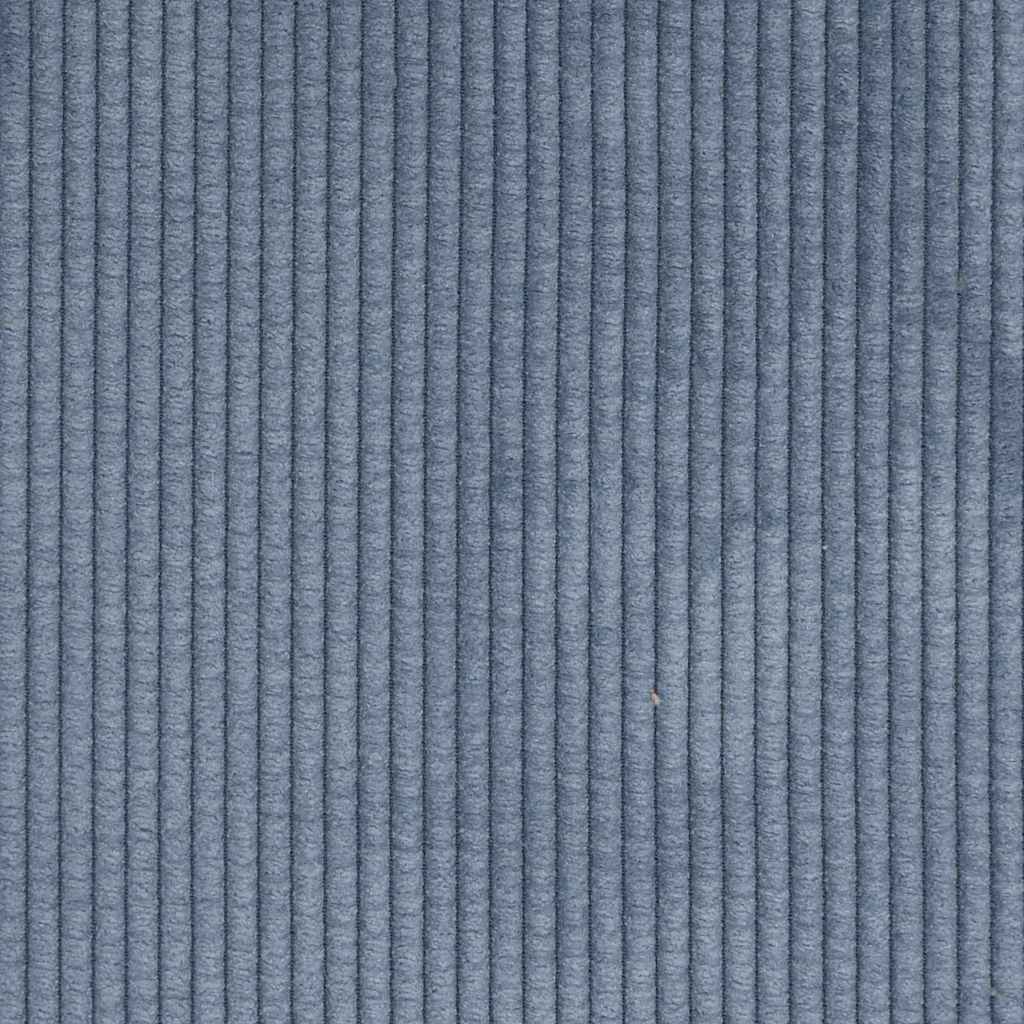 Sofa Blau 250 x 77 x 76 cm Cordstoff