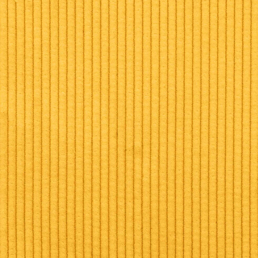 Sofa Helles Gelb 250 x 77 x 76 cm Cordstoff