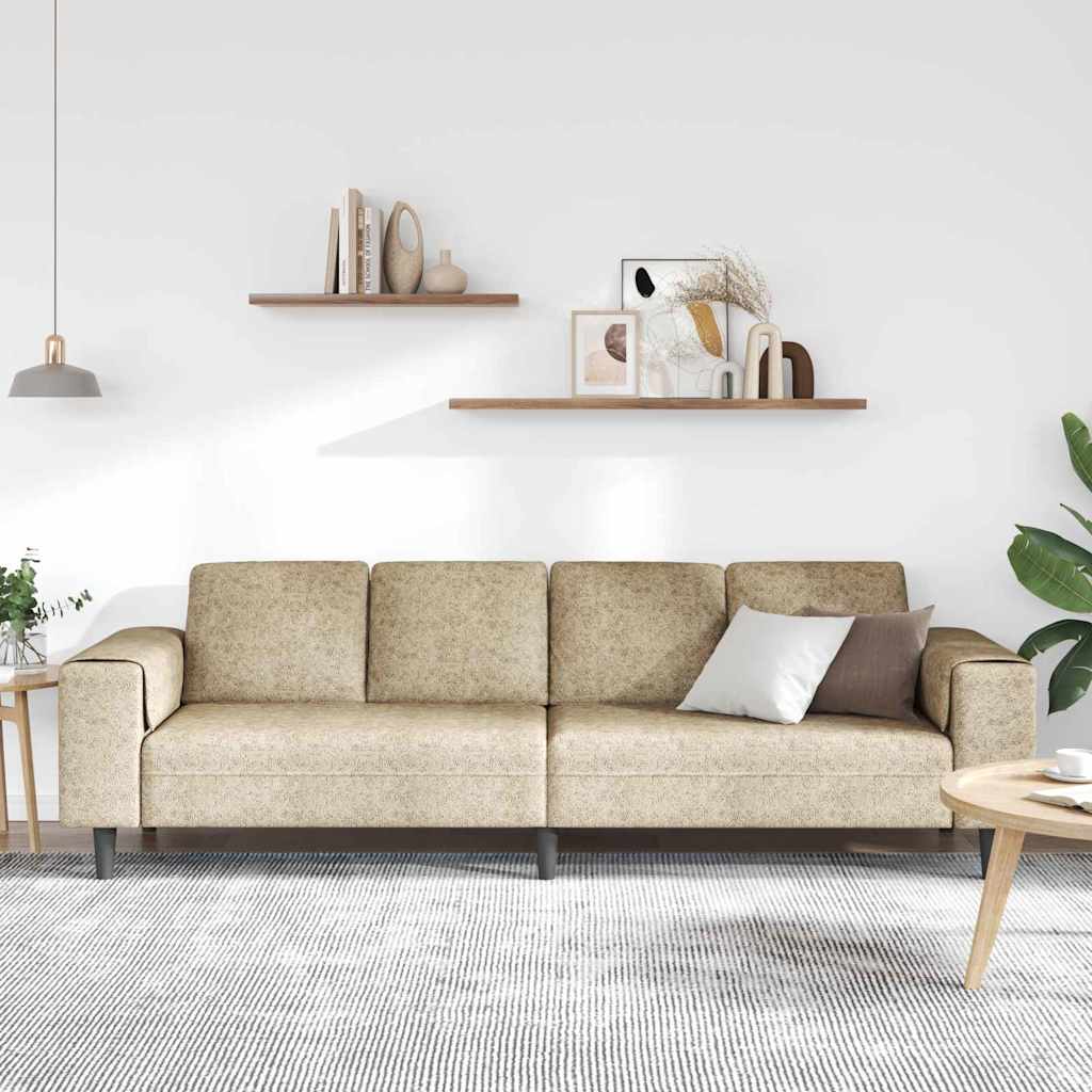 Wohnzimmer Couch Hellgrau 250 x 77 x 76 cm