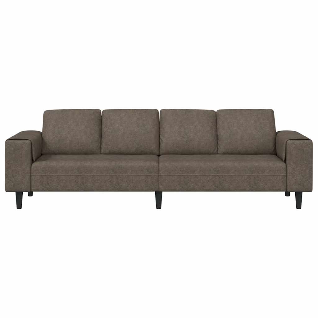 Wohnzimmer Couch Dunkelgrau 250 x 77 x 76 cm