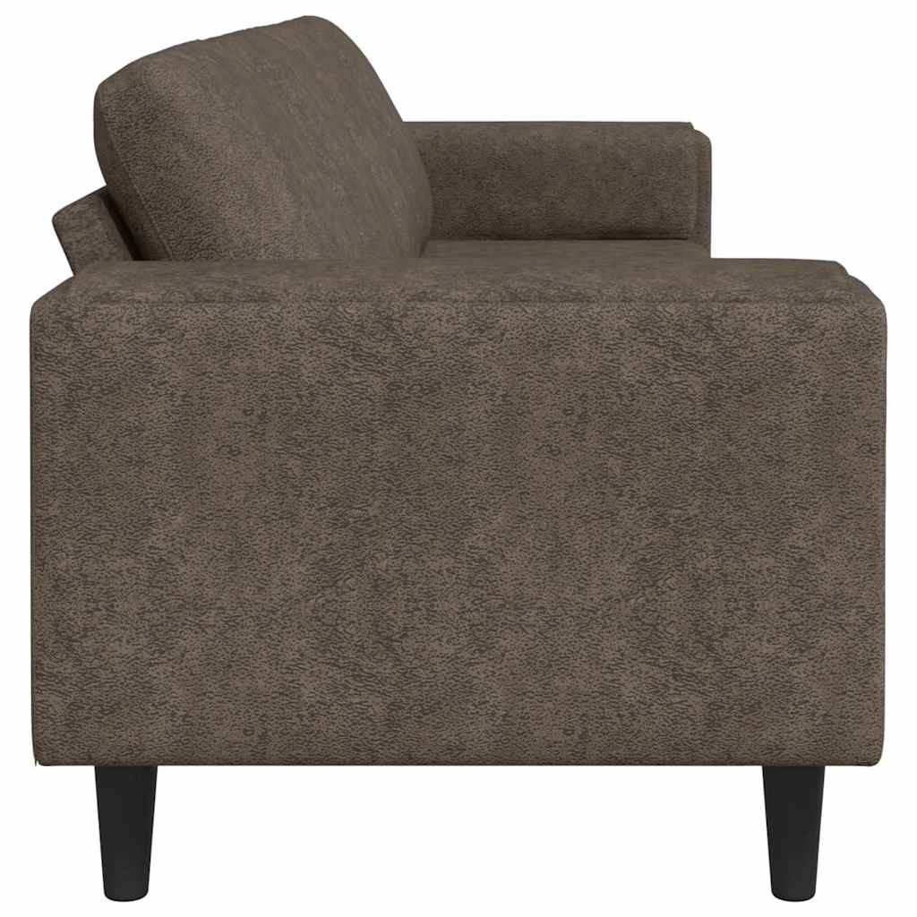 Wohnzimmer Couch Dunkelgrau 250 x 77 x 76 cm