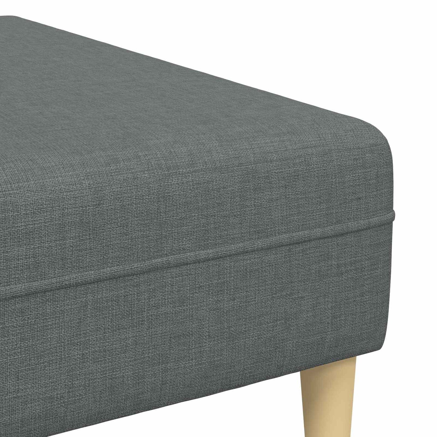 Wohnzimmer Couch 3 pcs Dunkelgrau Polyester