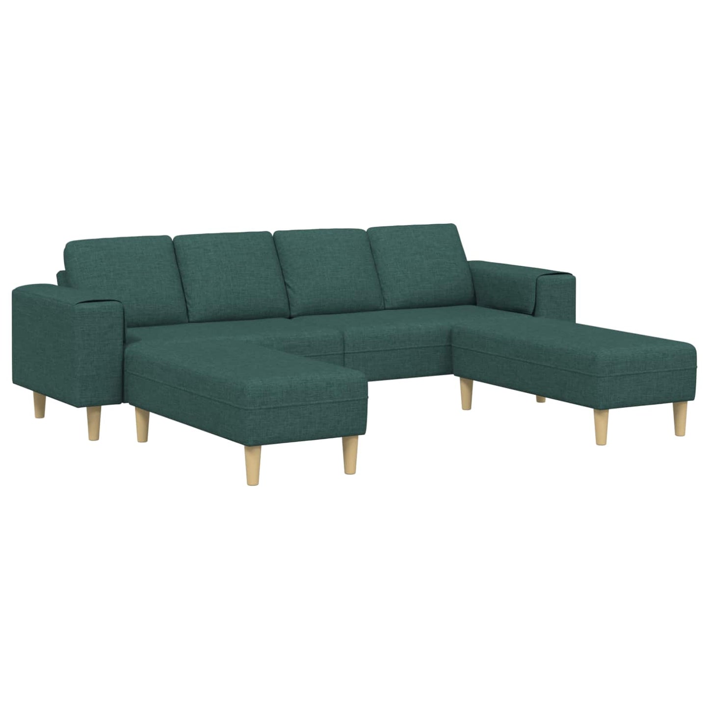 Wohnzimmer Couch 3 pcs Dunkelgrün Polyester