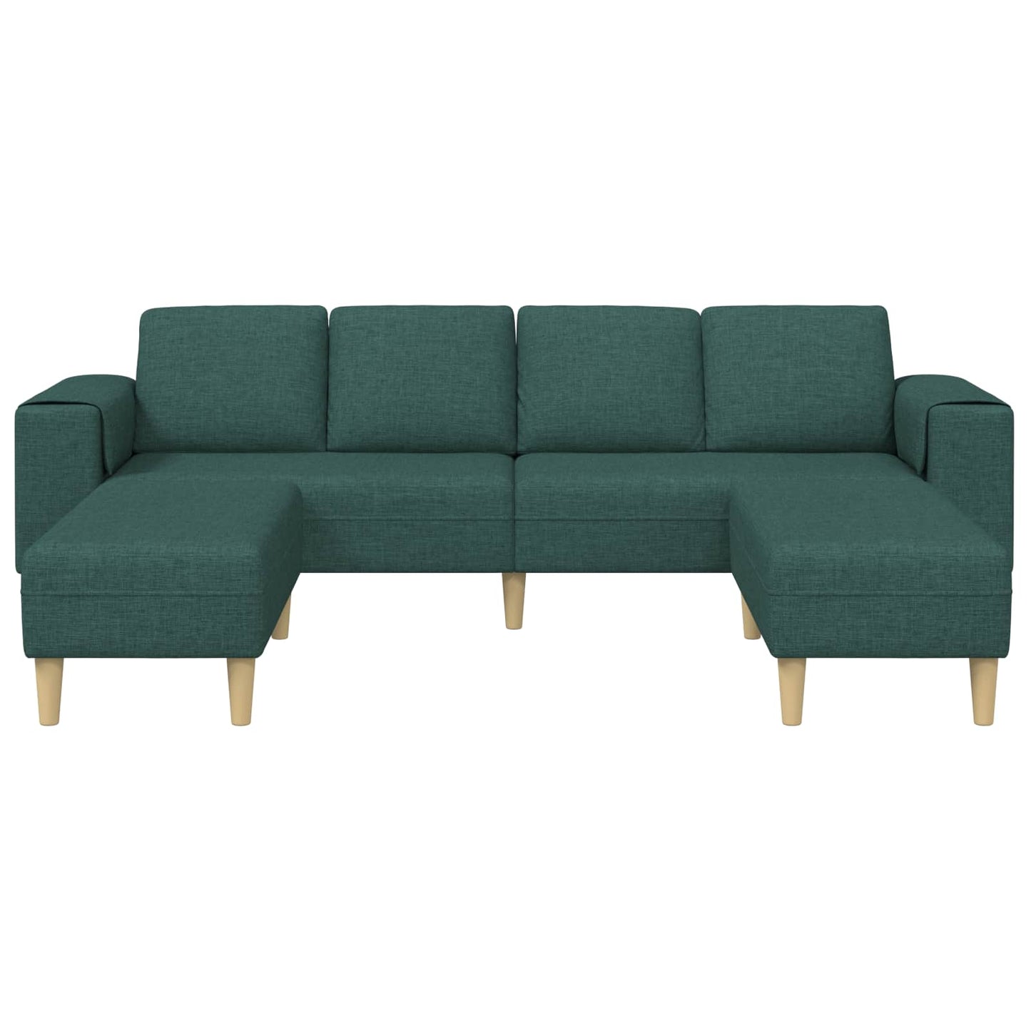 Wohnzimmer Couch 3 pcs Dunkelgrün Polyester