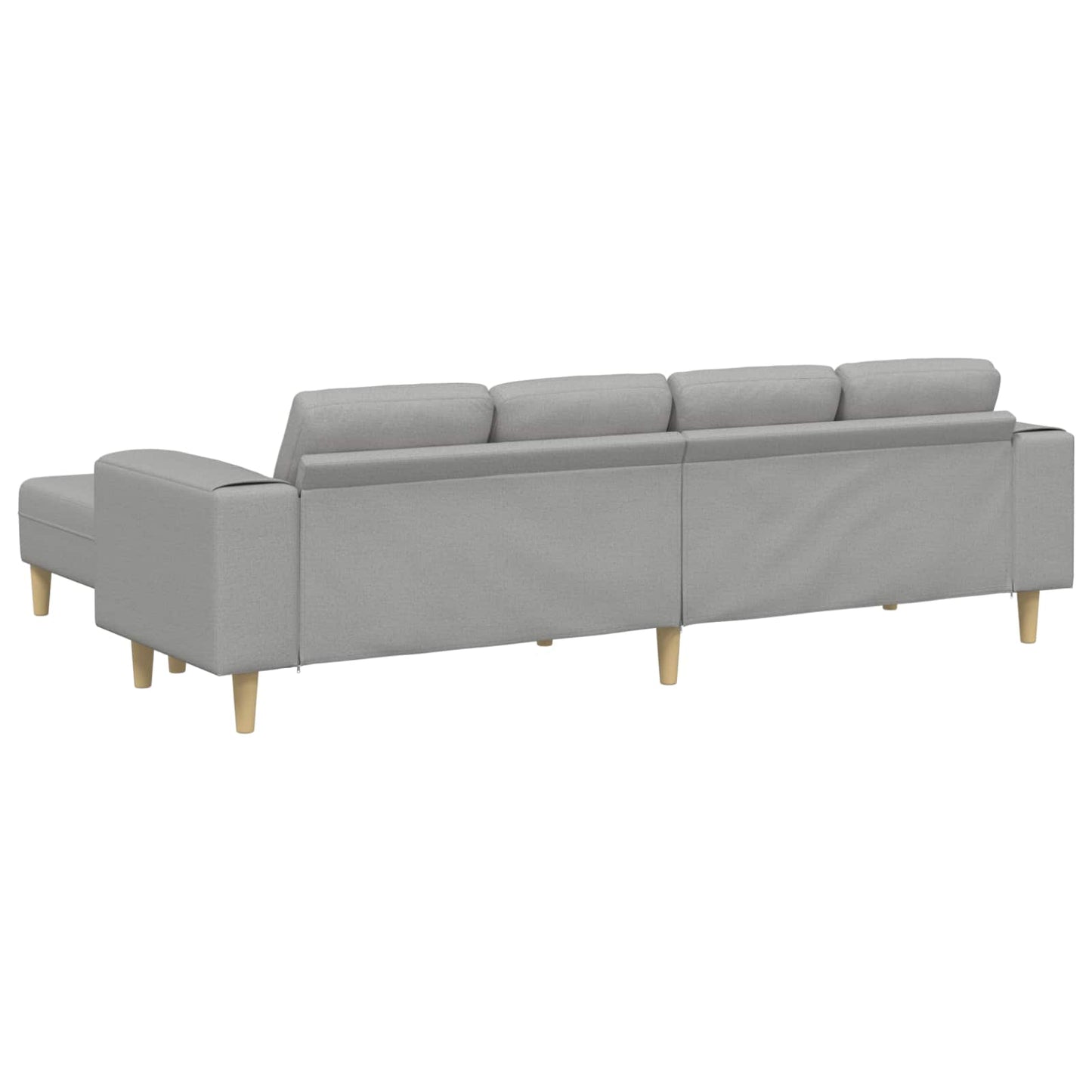 Wohnzimmer Couch 3 pcs Wolkengrau 250 x 188 x 76 cm Polyester