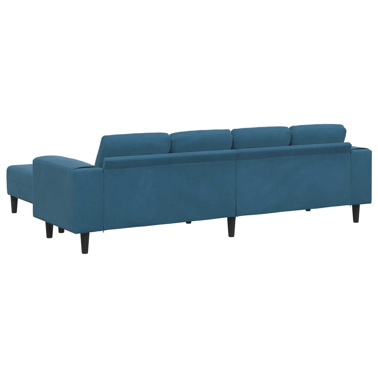 Wohnzimmer Couch 3 pcs Blau 250 x 188 x 76 cm