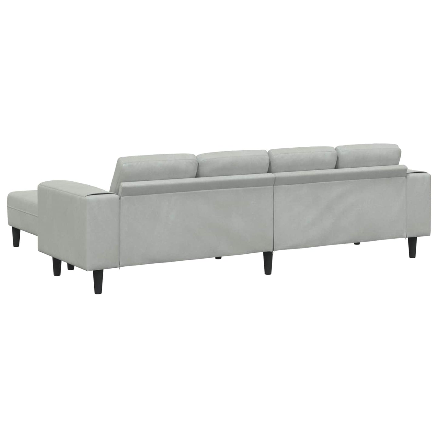 Wohnzimmer Couch 3 pcs Hellgrau 250 x 188 x 76 cm