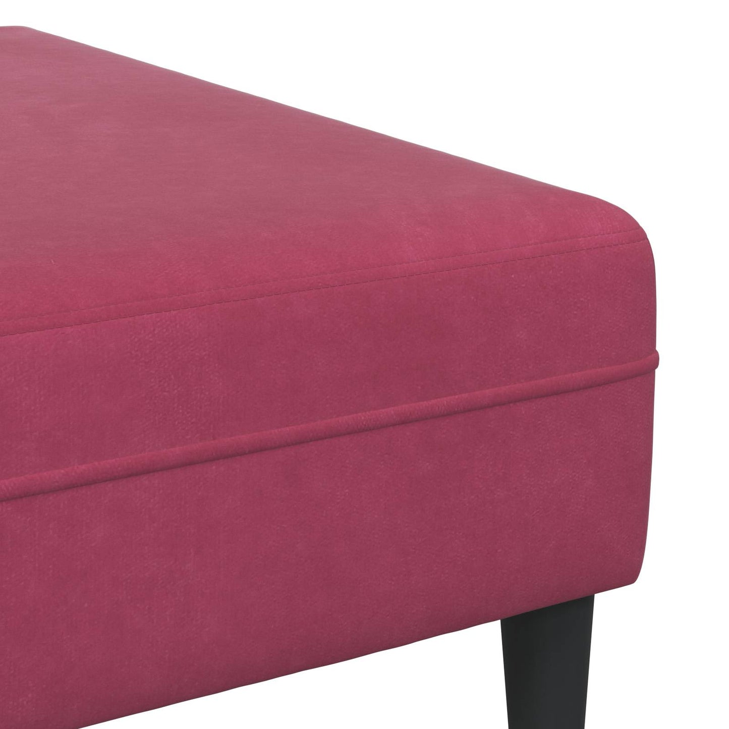 Wohnzimmer Couch 3 pcs Weinrot 250 x 188 x 76 cm