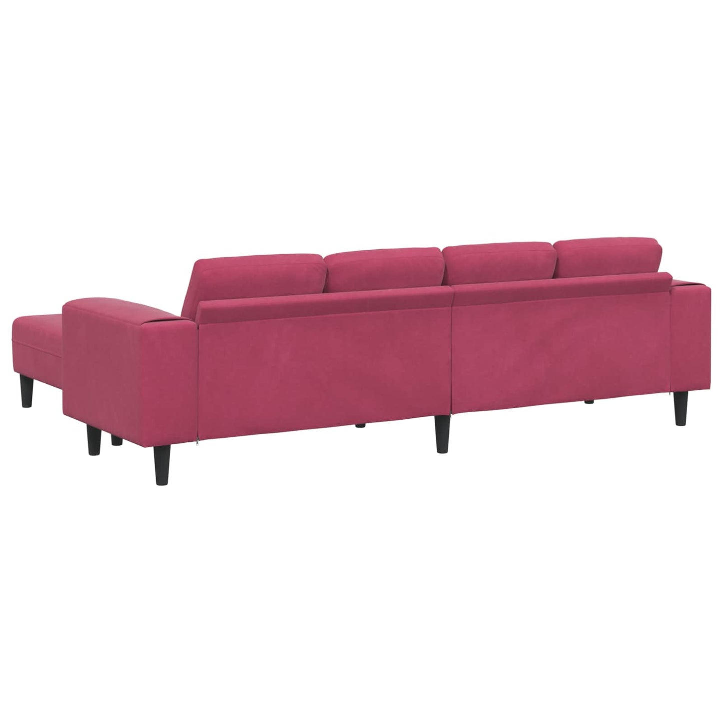 Wohnzimmer Couch 3 pcs Weinrot 250 x 188 x 76 cm