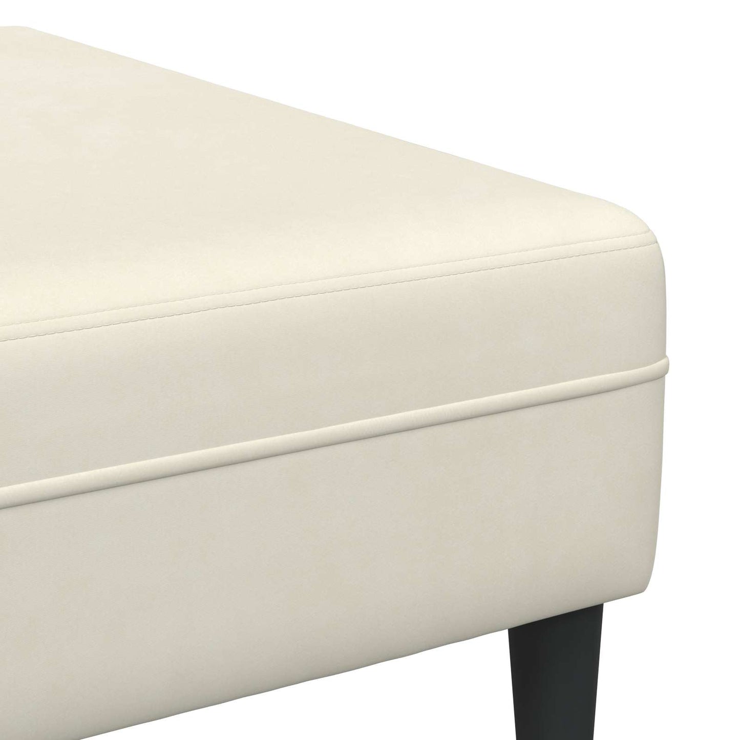 Wohnzimmer Couch 3 pcs Creme 250 x 188 x 76 cm