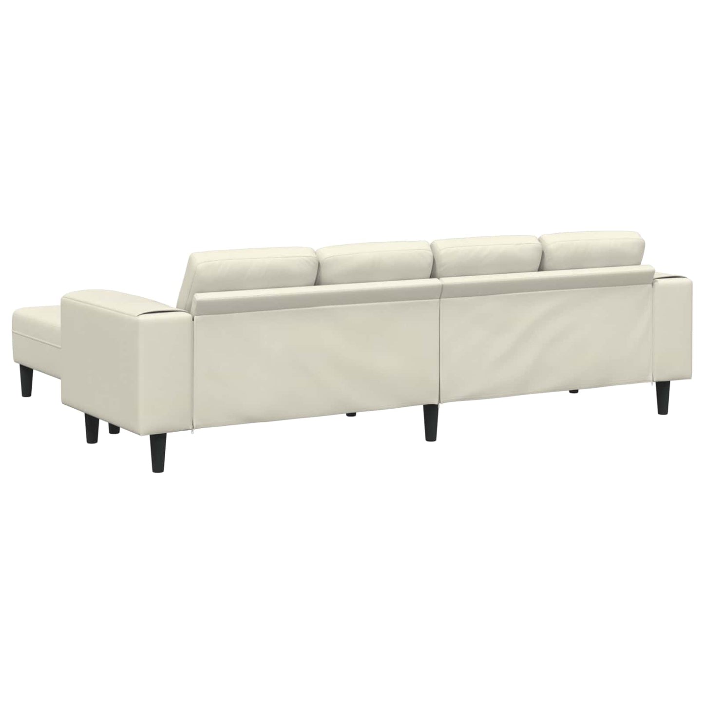 Wohnzimmer Couch 3 pcs Creme 250 x 188 x 76 cm