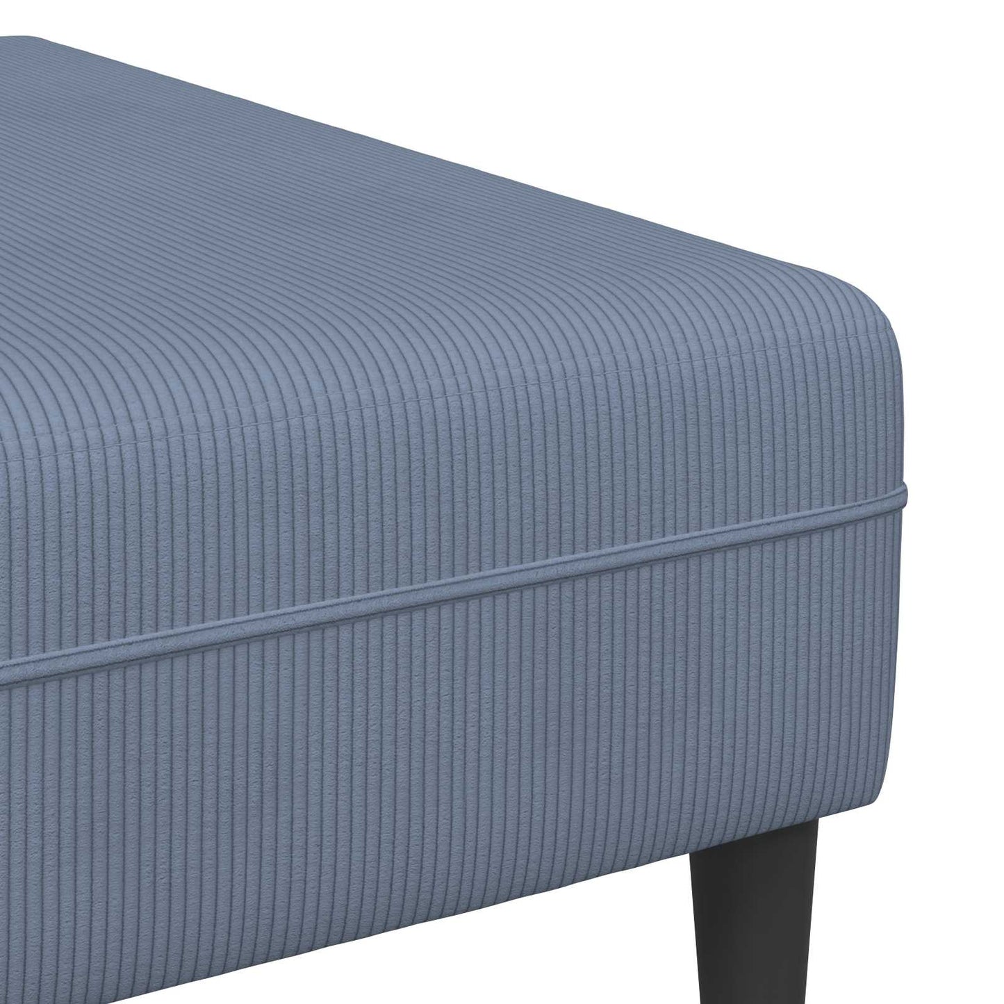 Sofa Blau 250 x 188 x 76 cm Cordstoff
