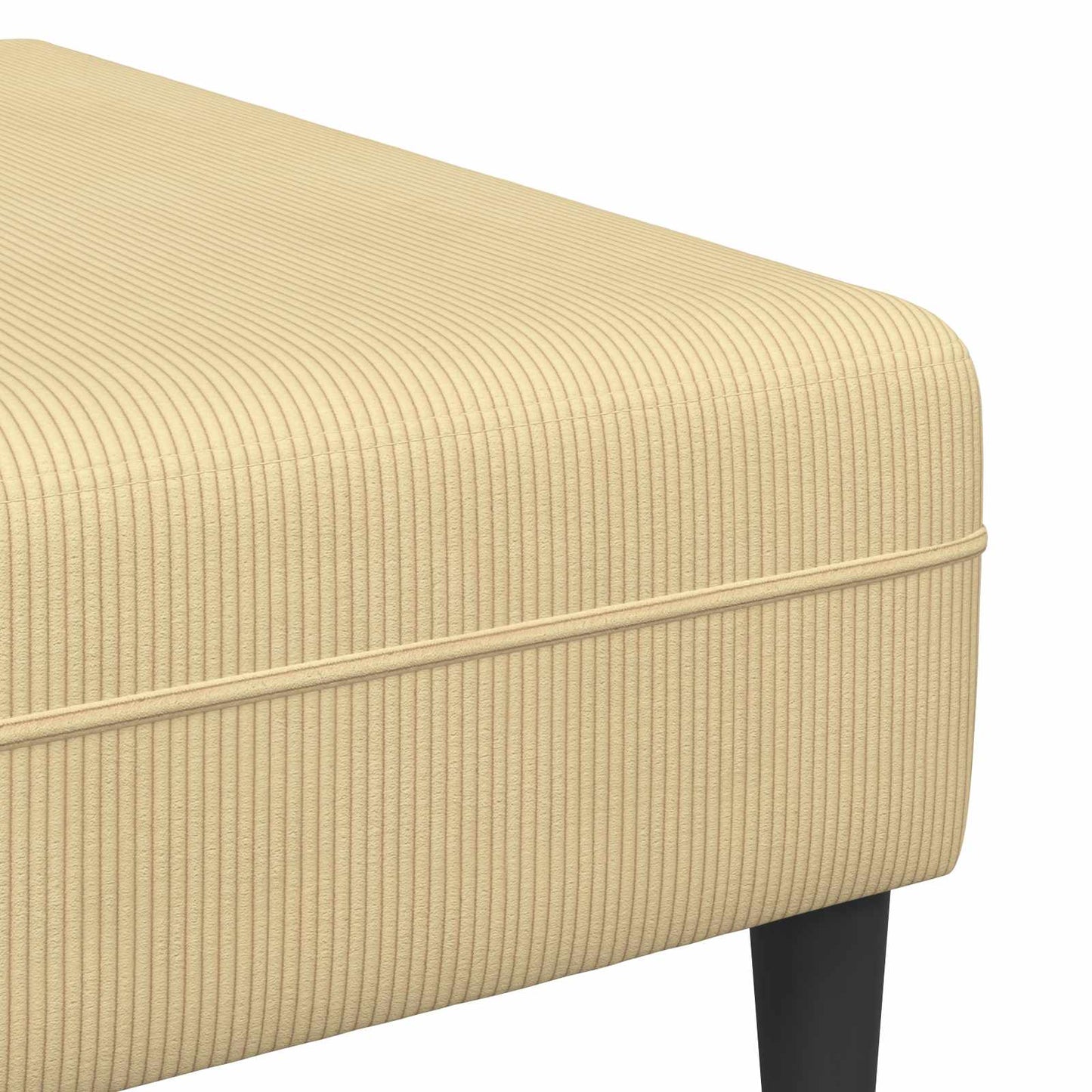 Sofa Grau-Grün 250 x 188 x 76 cm Cordstoff