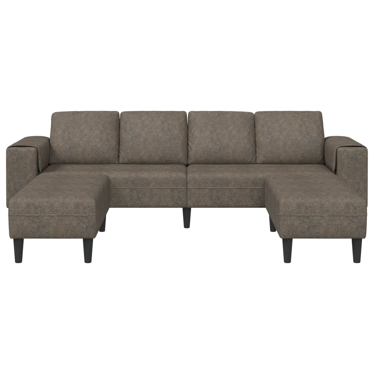 Wohnzimmer Couch 3 pcs Dunkelgrau