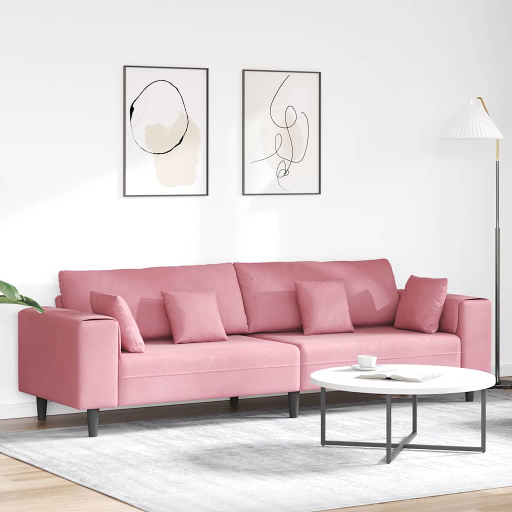 Sofa Rosa 250 x 77 x 76 cm Samt