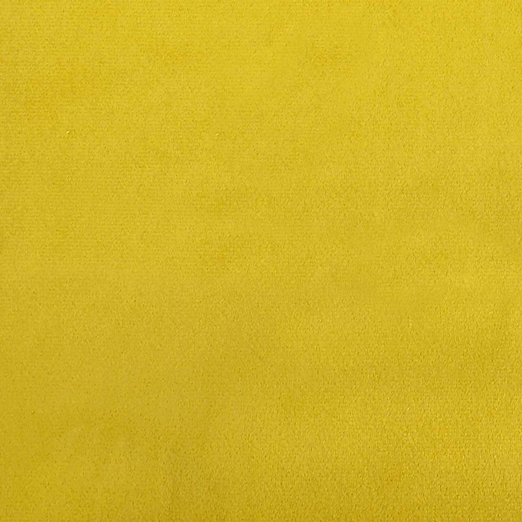 Sofa Gelb 250 x 77 x 76 cm Samt