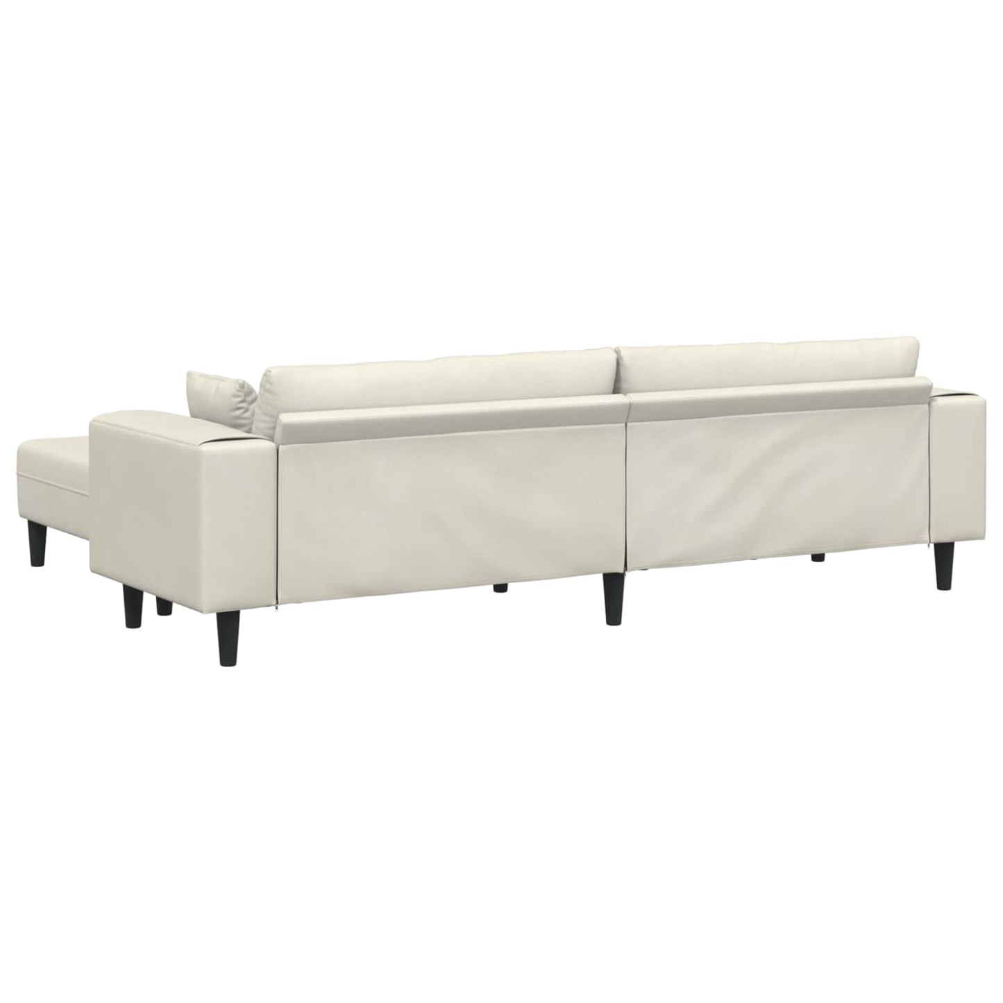Sofa 3 pcs Creme 250 x 188 x 76 cm Samt