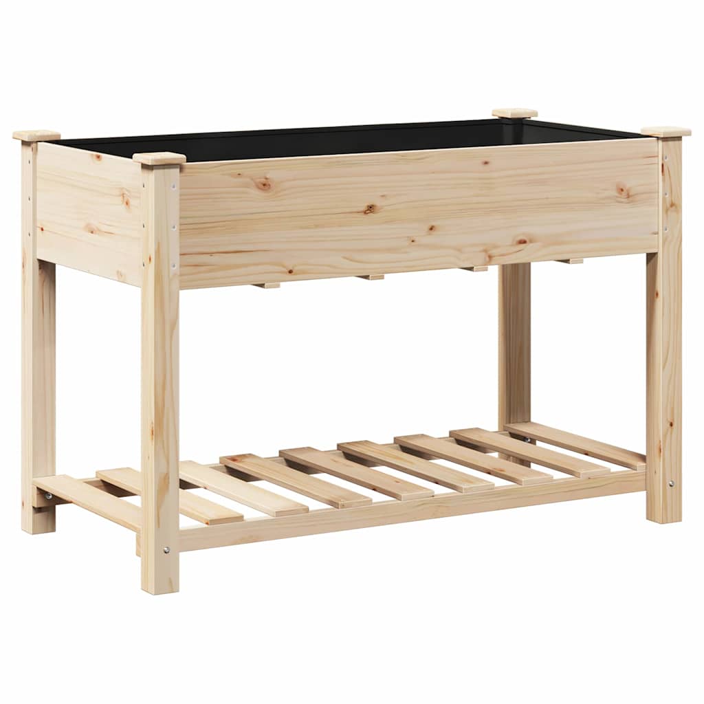 Garten-Pflanzgefäß mit Regal Beige 115 x 59 x 76,5 cm