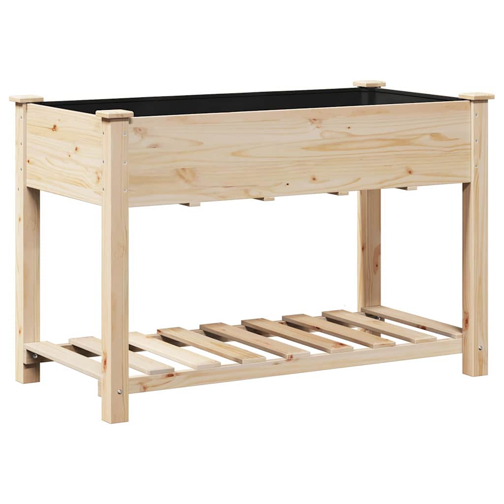 Garten-Pflanzgefäß mit Regal Beige 115 x 59 x 76,5 cm