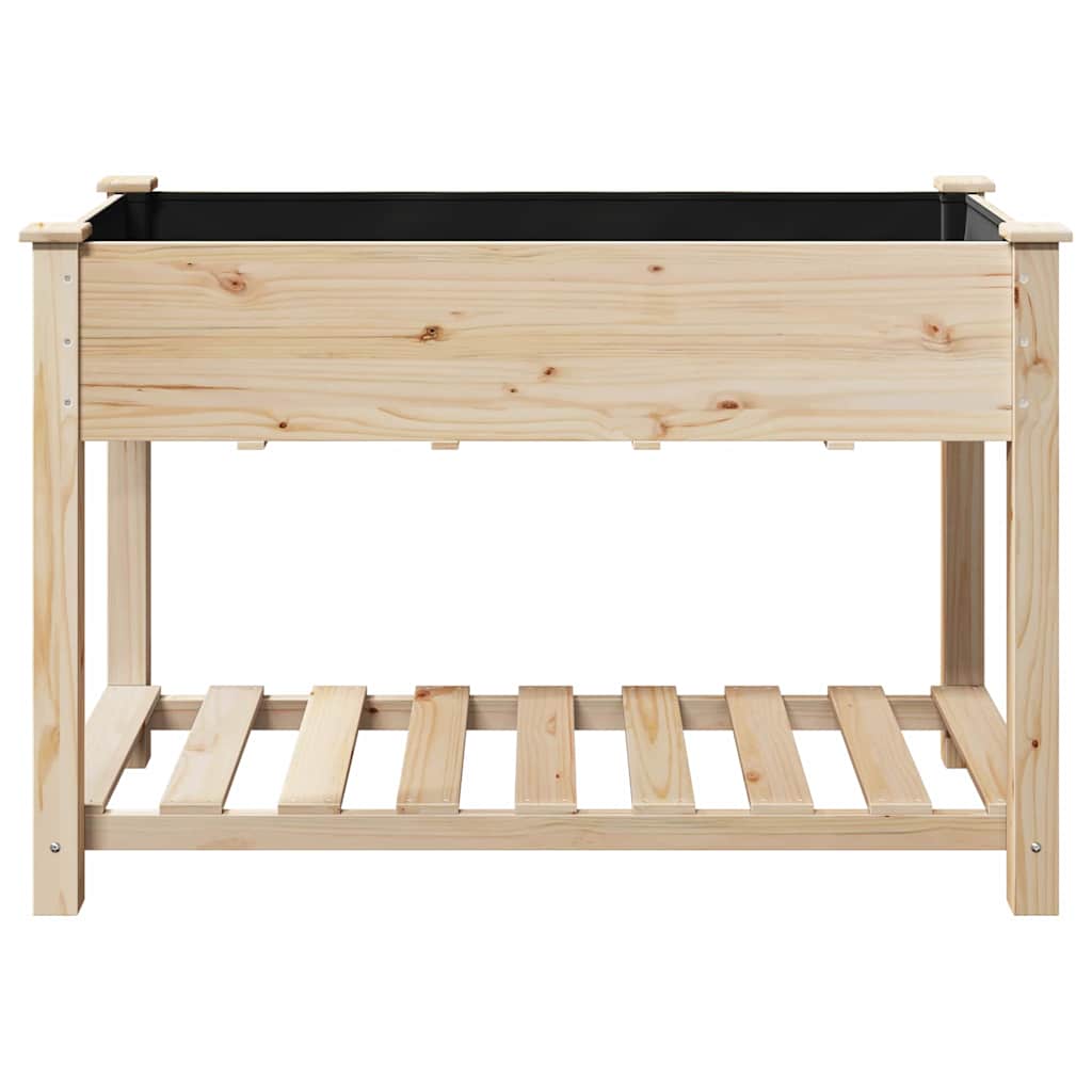 Garten-Pflanzgefäß mit Regal Beige 115 x 59 x 76,5 cm