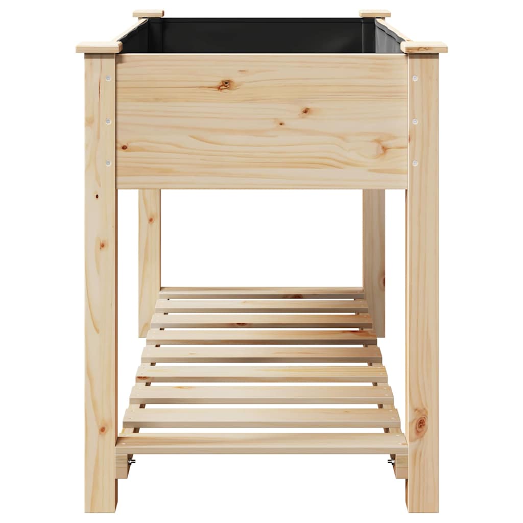 Garten-Pflanzgefäß mit Regal Beige 115 x 59 x 76,5 cm