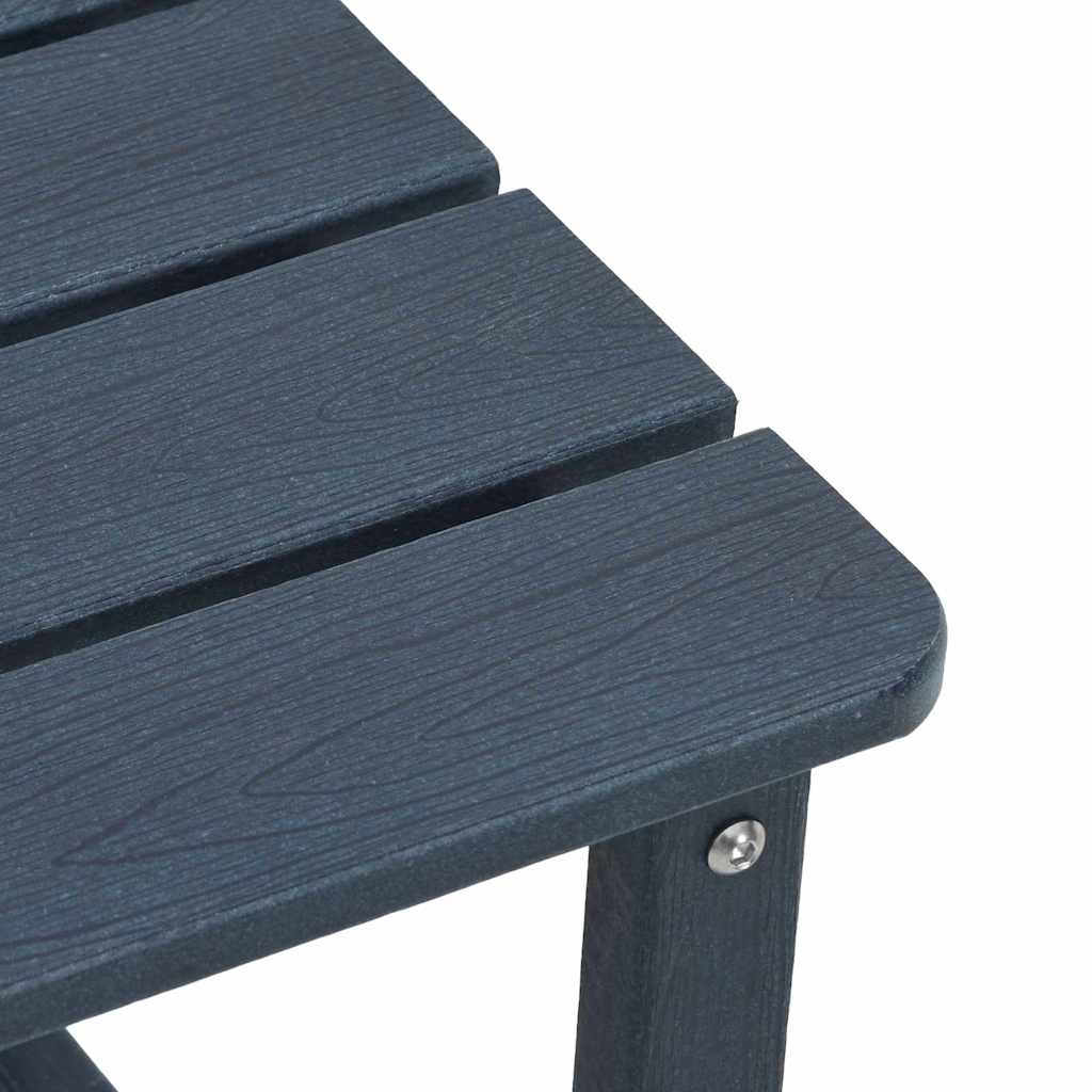 Sonnenliege 3 pcs Marineblau Polyethylen