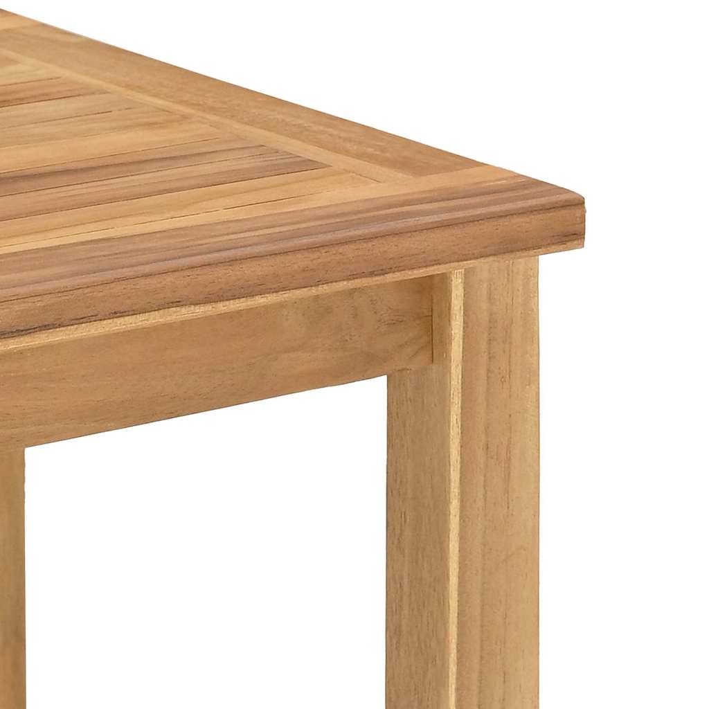 Couchtisch Braun 110 x 110 x 45 cm Massivholz Teak