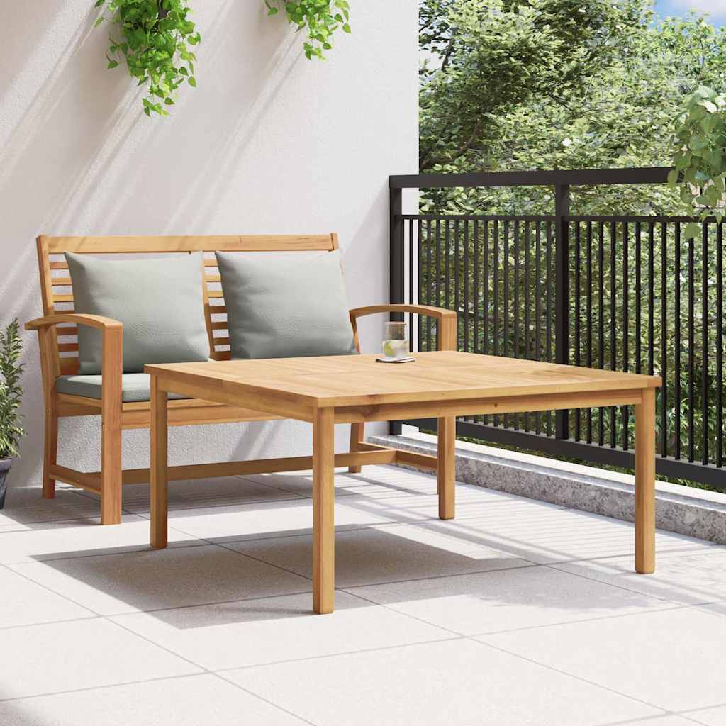 Couchtisch Braun 110 x 110 x 45 cm Massivholz Teak