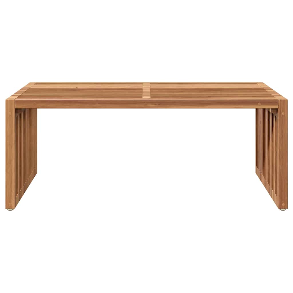 Garten-Beistelltisch Braun 90 x 50 x 36 cm Massivholz Teak