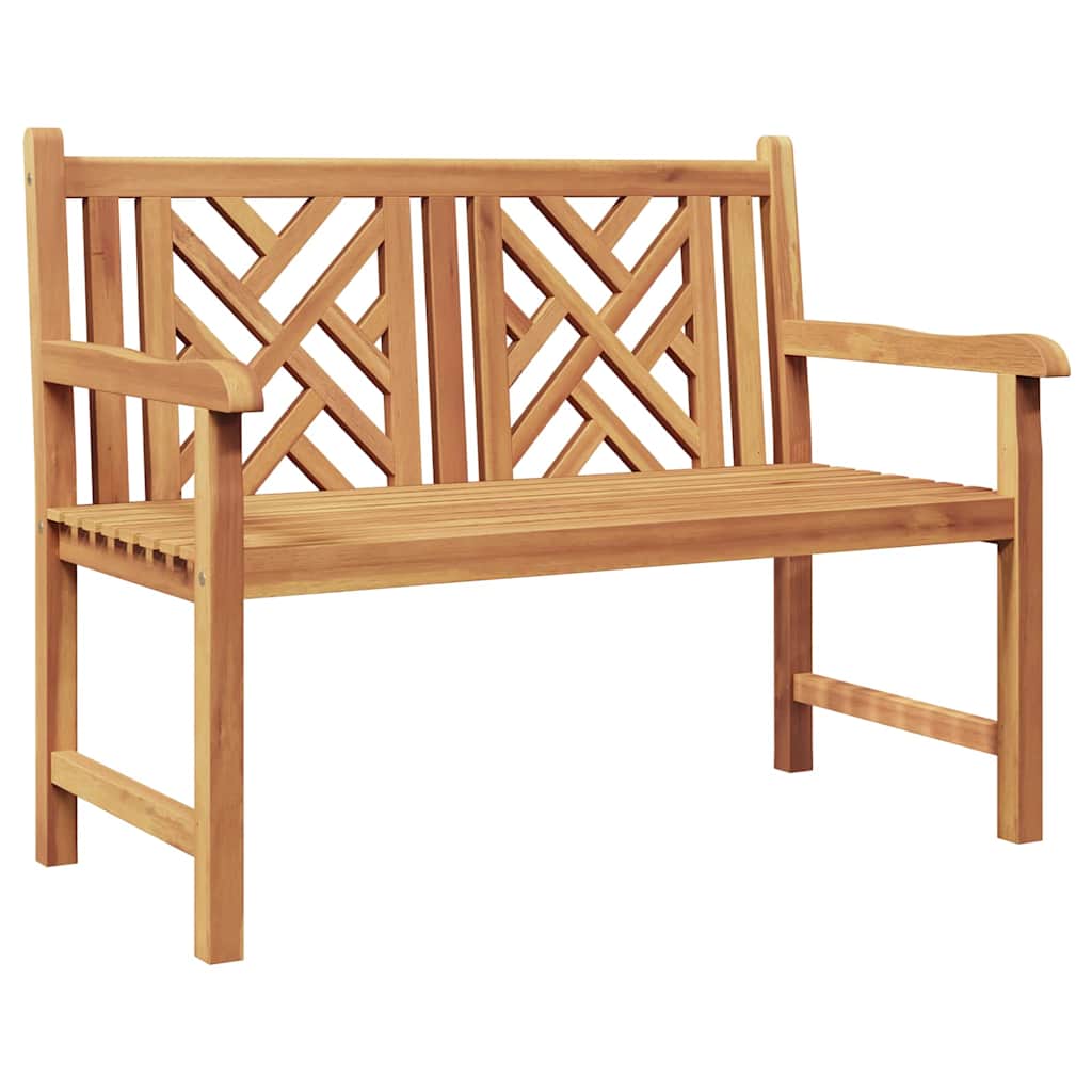 Gartenbank 114 x 60 x 90 cm Massivholz Teak