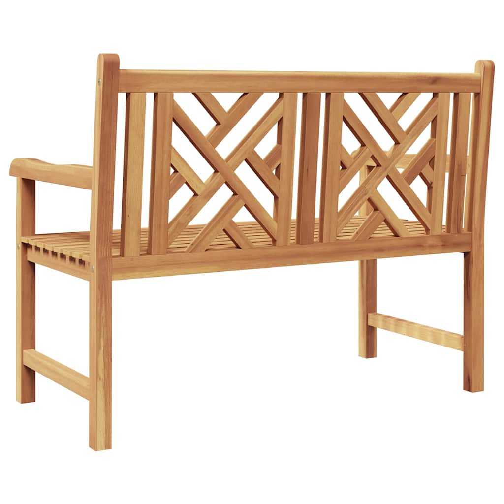 Gartenbank 114 x 60 x 90 cm Massivholz Teak