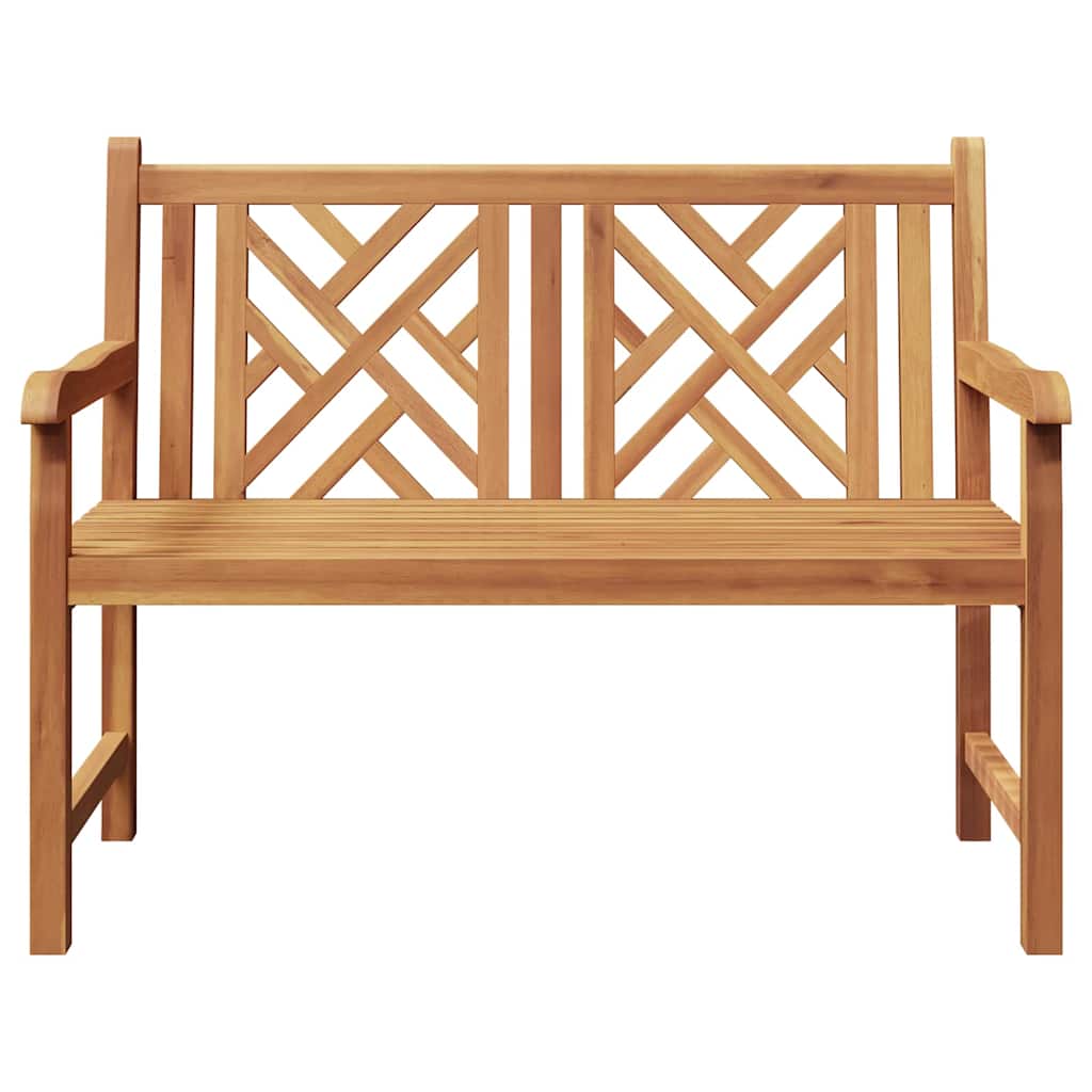 Gartenbank 114 x 60 x 90 cm Massivholz Teak